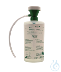 Eye Wash Bottle with funnel, 600 ml FD • DIN EN 15154-4  • filled (600 ml)  • can be stored...